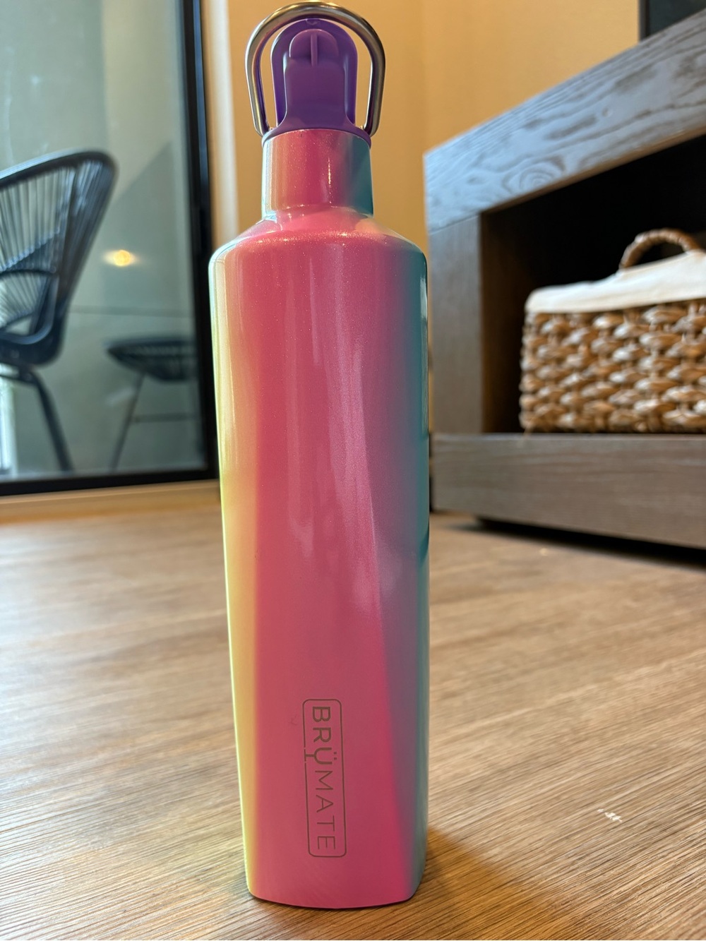 BRUMATE ReHydration Bottle Limited Edition Glitter Rainbow 25oz